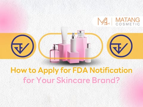   "Steps to apply for FDA cosmetic notification in Thailand"