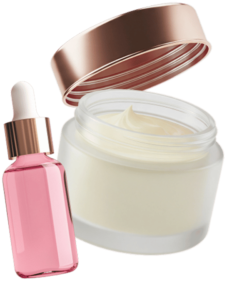 Display of cosmetic products