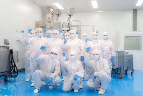 Factory staff group