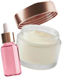 Display of cosmetic products